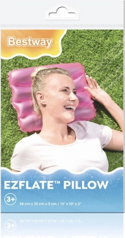 Nafukovací vankúš Bestway Ružový 38 x 25 cm