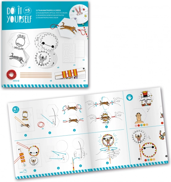 DJeco DIY thaumatrop Cirkus