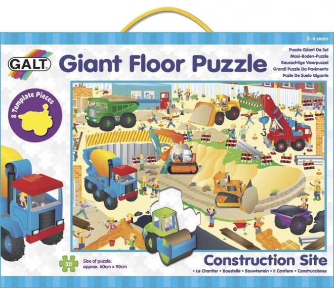 Galt veľké podlahové puzzle stavba