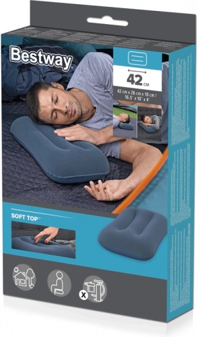 Nafukovací velúrový vankúš Bestway 42 cm