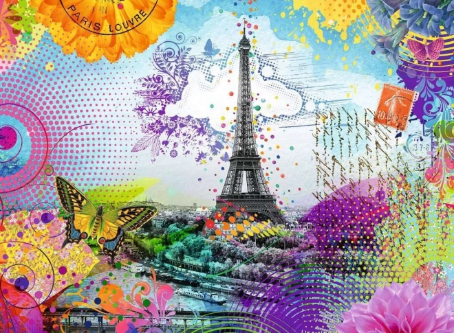 Ravensburger puzzle pohľadnica z Paríža 500 dielikov