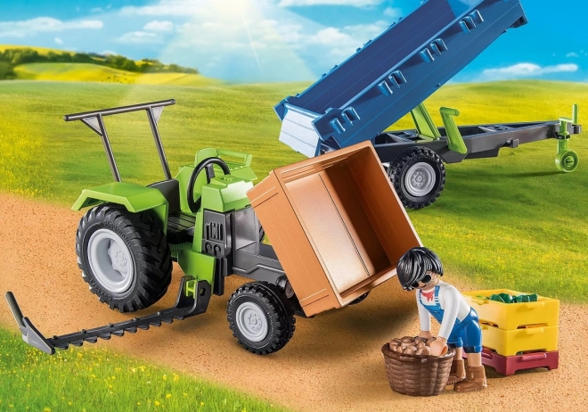 Traktor s prívesom Playmobil Country