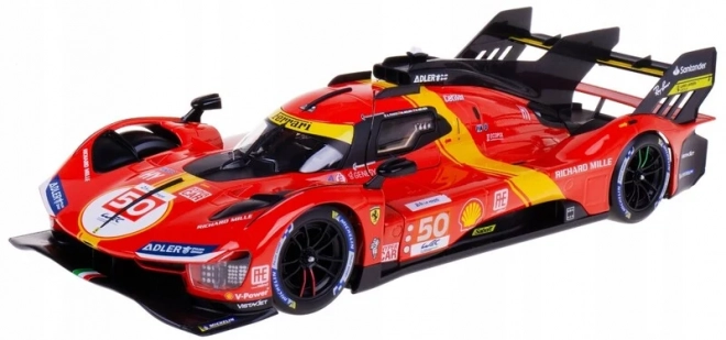 Kovový model Ferrari Racing 499P LMH červený