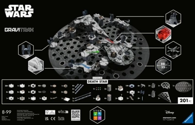 GraviTrax štartovacia sada Star Wars: Hvězda smrti