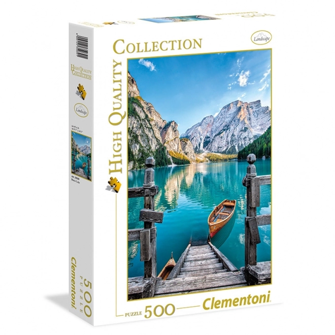 Clementoni Puzzle Jezero Braies, Taliansko 500 dielikov