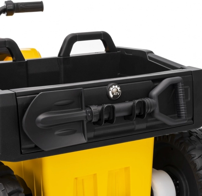 Žltá športová detská štvorkolka TX ATV