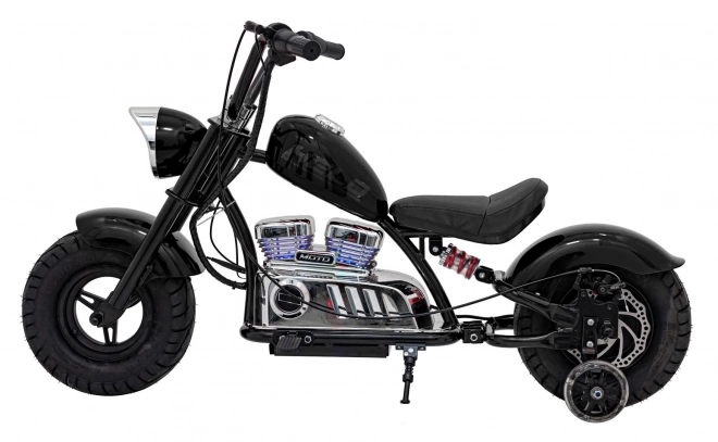 Chopper Warrior Motocykel čierny