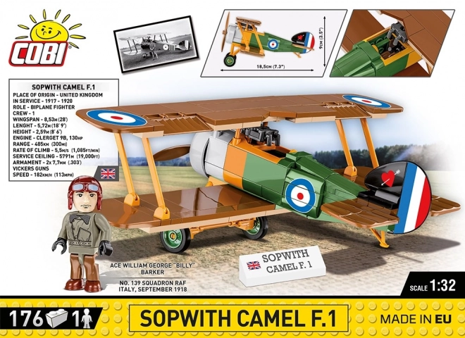 Cobi Sopwith Camel F.1 - 1. svetová vojna