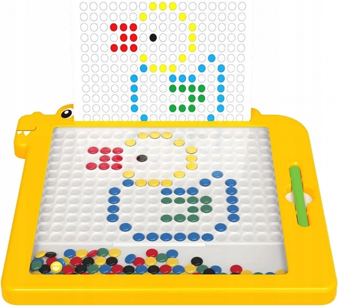 Magnetická tabuľa pre deti Montessori MagPad dinosaurus