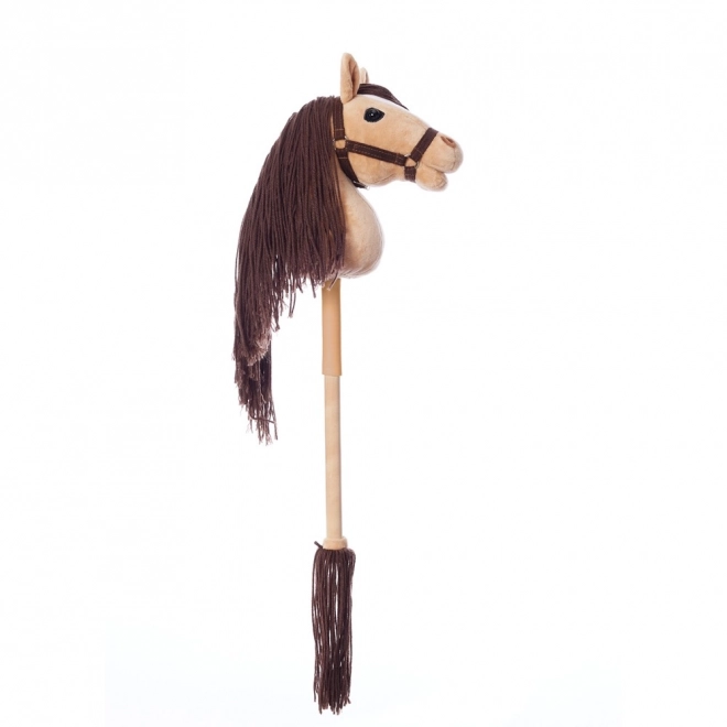 Kôň na tyči Hobby Horse béžový