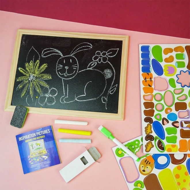 Magnetická tabuľa s puzzle zvieratká