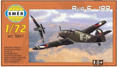 Plastový model lietadla AVIA S-199 1:72