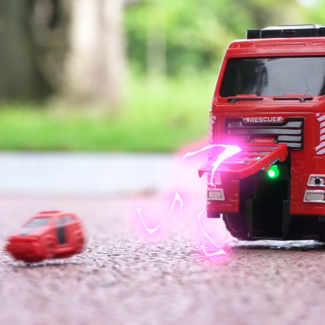 Interaktívne Hasičské Auto s Pohyblivým Rebríkom