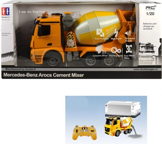 Stavebné auto na diaľkové ovládanie MaDe 38 cm oranžové