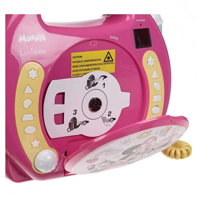 Prenosný CD prehrávač pre deti Minnie Mouse
