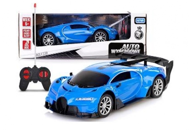 Závodné auto R/C modré