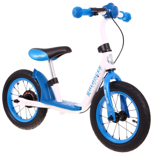 Detský odrážací bicykel SporTrike Balancer Biela – modré