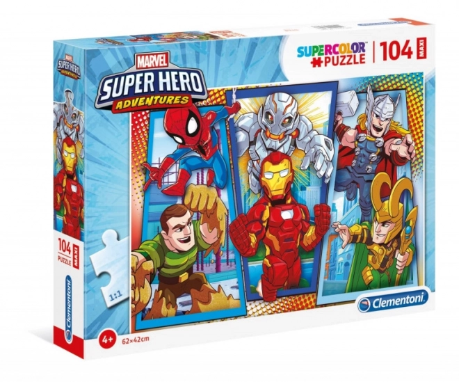 Puzzle Marvel Super Hero Adventures MAXI 104 dielikov