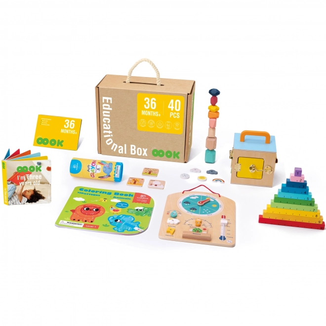 Tooky Toy vzdelávacia krabica Montessori 6v1