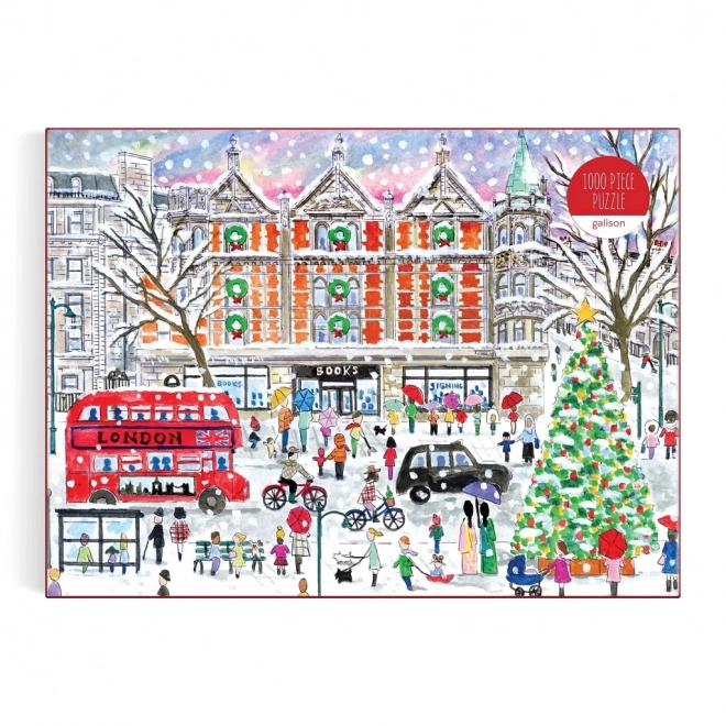 Puzzle Vianoce v Londýne 1000 dielikov