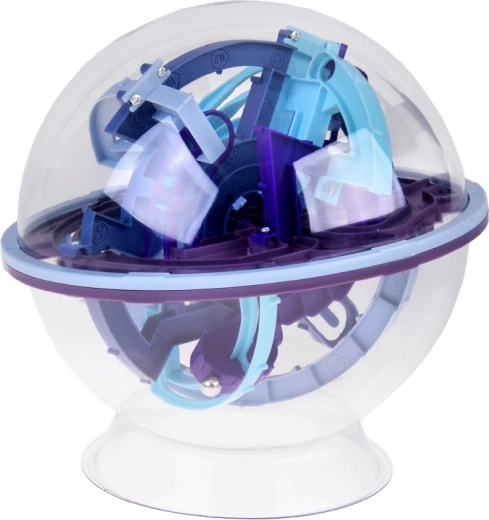 Priehľadná guľa s viacúrovňovým 3D labyrintom