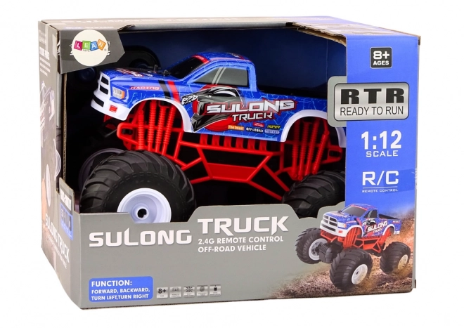 Auto na diaľkové ovládanie 2.4G RC monster truck modrý