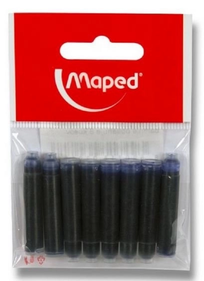 Maped modré atramentové náplne - 8 ks