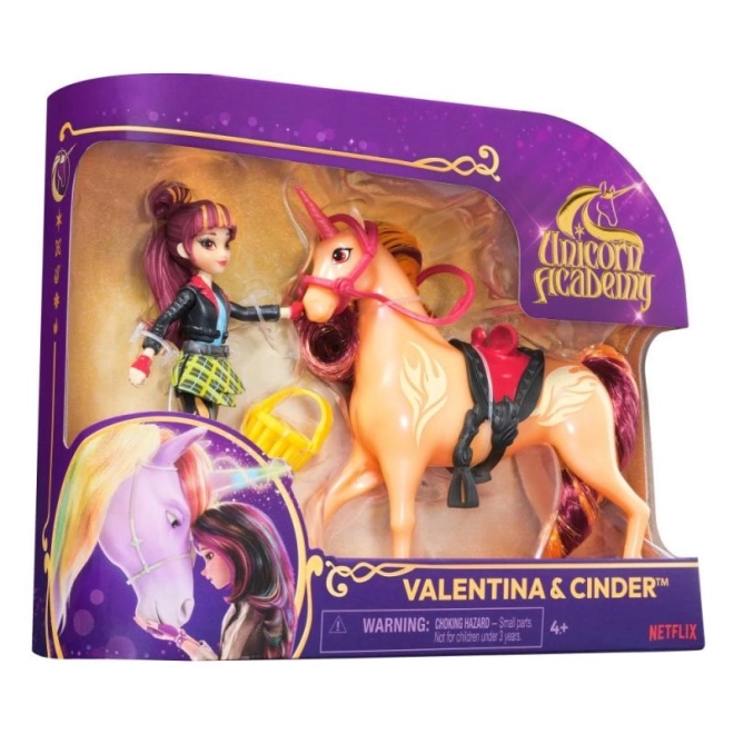 Figúrky Valentina a Cinder z Unicorn Academy