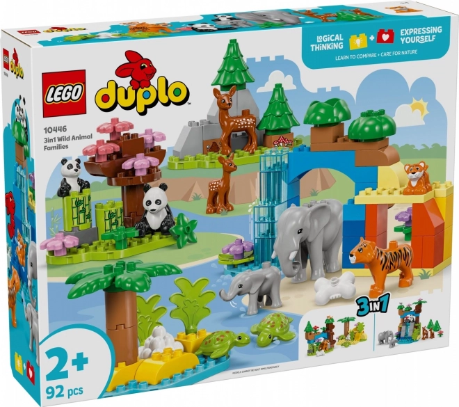 Rodiny divokých zvierat LEGO DUPLO 3 v 1