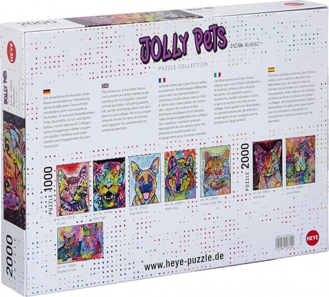 Puzzle 2000 dielikov Abesínska mačka