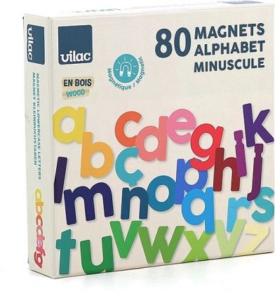 Vilac Drevená Magnetická Abeceda Malé Písmená
