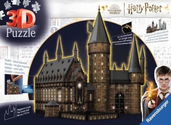 Harry Potter: Bradavický hrad - Veľká sieň (Nočná edícia) 540 dielikov