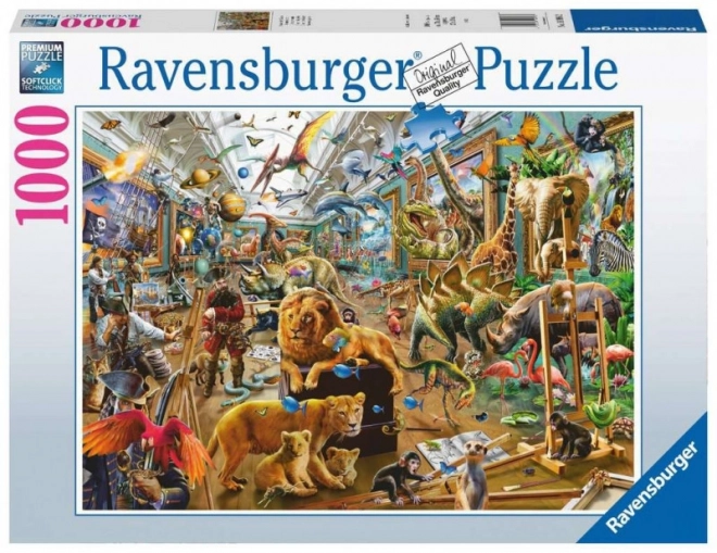 Ravensburger Puzzle Zmätok v galérii 1000 dielikov