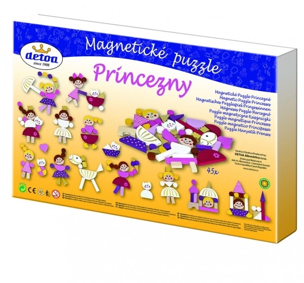 Magnetické puzzle princezny