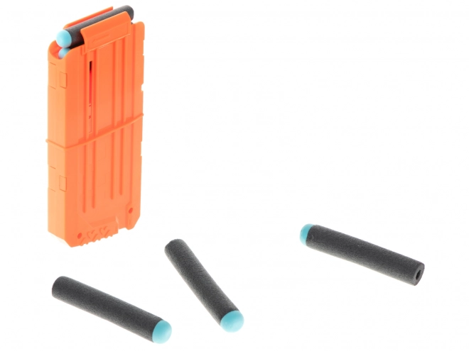 Guľomet na penové šípky NERF + zásobník + 3 terče + 48 šípok
