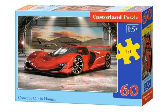 Puzzle Sporťák v hangári