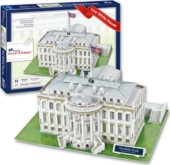 3D Puzzle Biely Dom, Washington