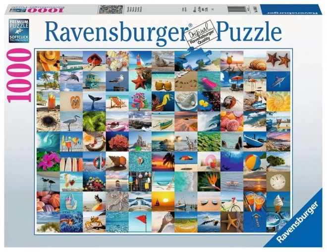 Ravensburger puzzle 99 okamžiků u mora 1000 dielikov