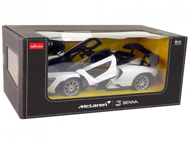 Auto R/C McLaren Senna Rastar 1:14 biely s diaľkovým ovládaním