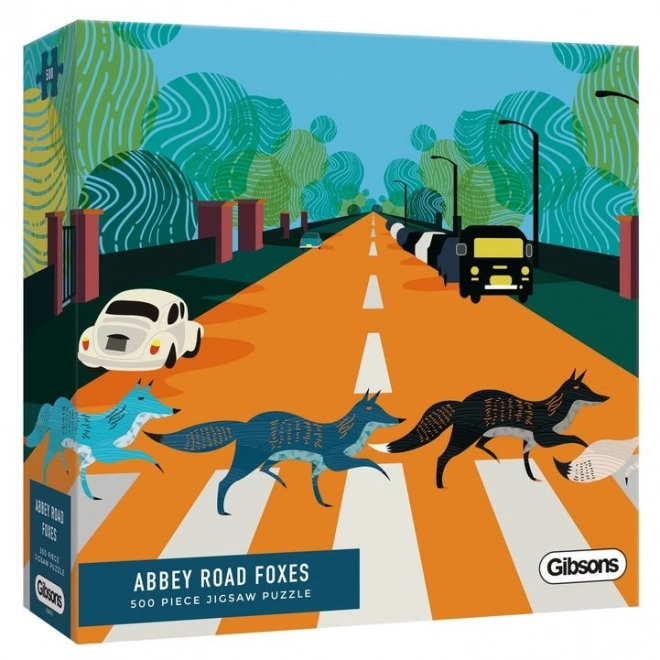 Puzzle Líšky z Abbey Road 500 dielikov