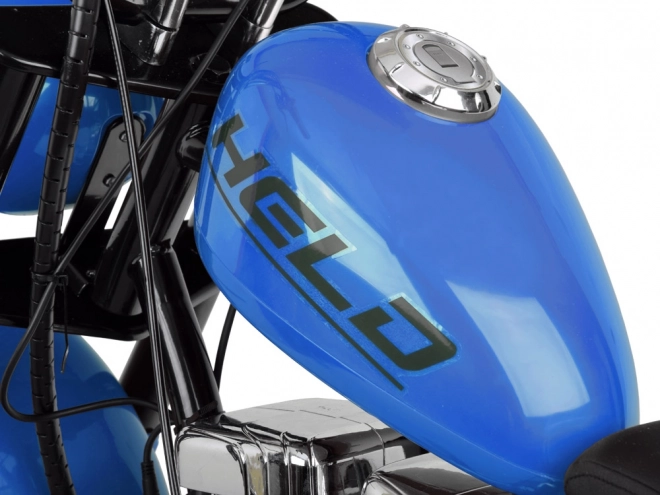 Elektrický chopper motocykl pre deti – Modrá