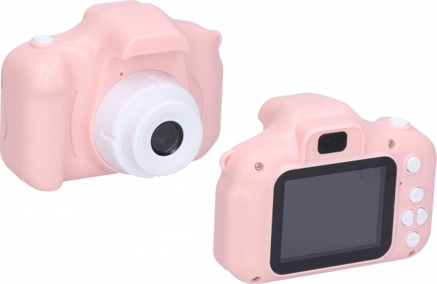 Detský digitálny fotoaparát ružový