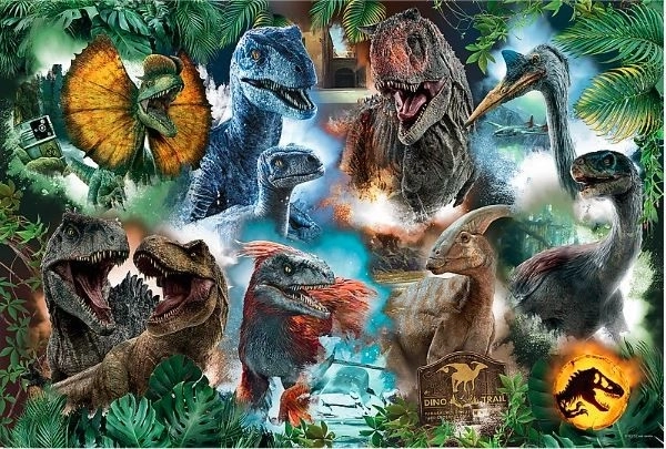 Puzzle - Obľúbené dinosaury 300 dielikov