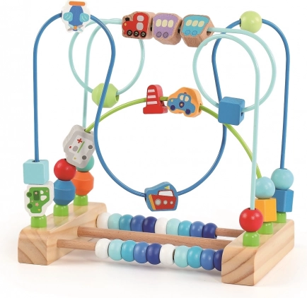Drevený labyrint Doprava 2Kids Toys