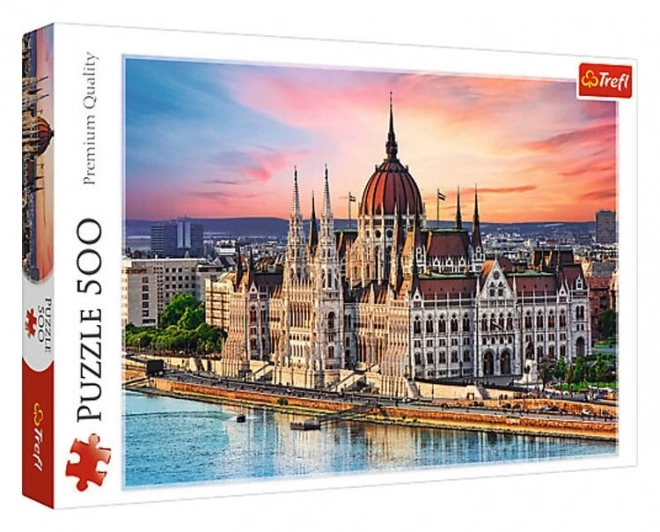 Puzzle budova parlamentu, Budapešť - 500 dielikov