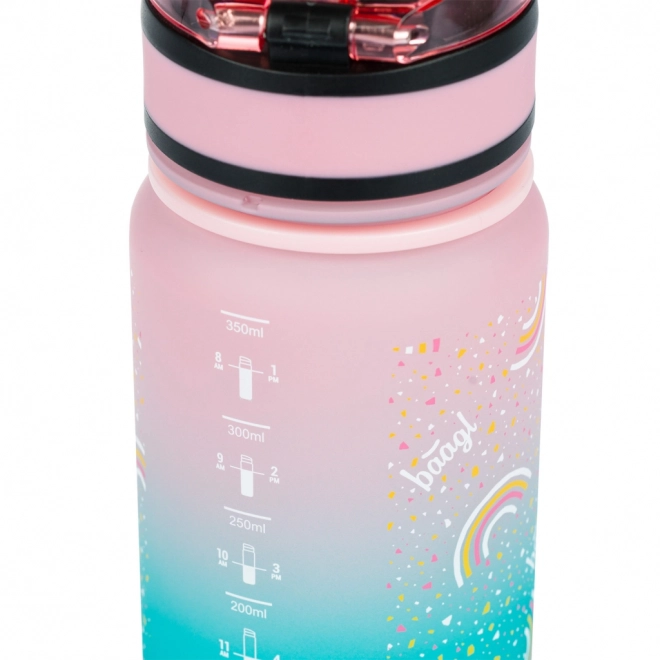 Tritanová fľaša na pitie Gradient Duha 350 ml