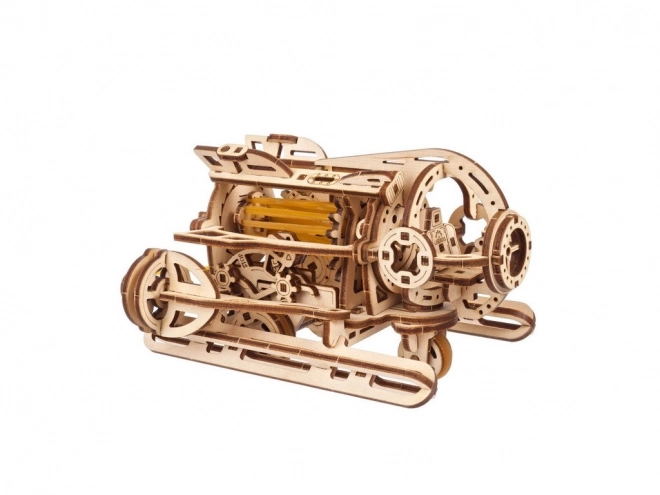 3D drevené mechanické puzzle Steampunková ponorka