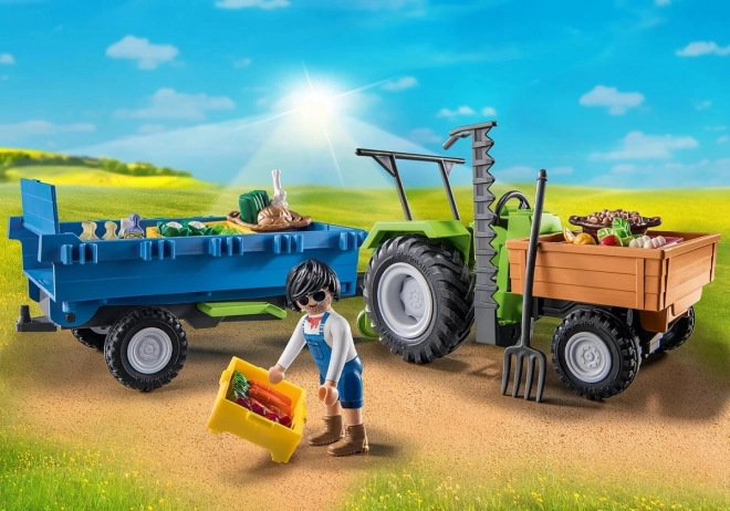 Traktor s prívesom Playmobil Country