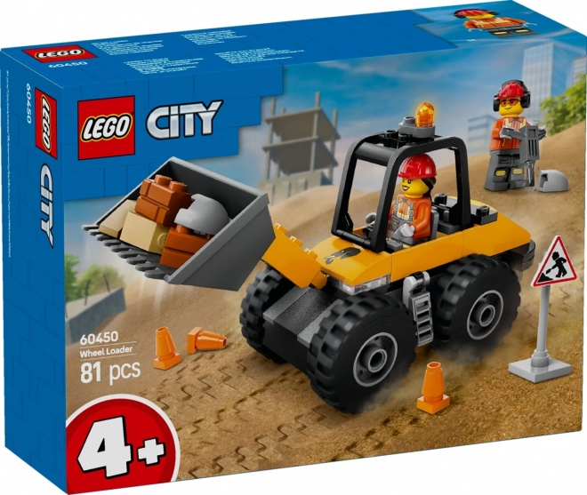 Žltý kolesový nakladač LEGO City