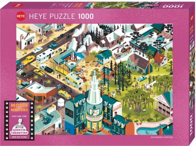 Heye puzzle Filmoví majstri: Filmy Quentina Tarantina 1000 dielikov